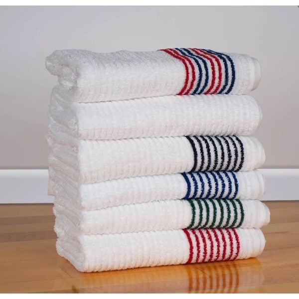 Kd Special Gym Bath Towel Red Stripes , 6PK KD3183163 - main